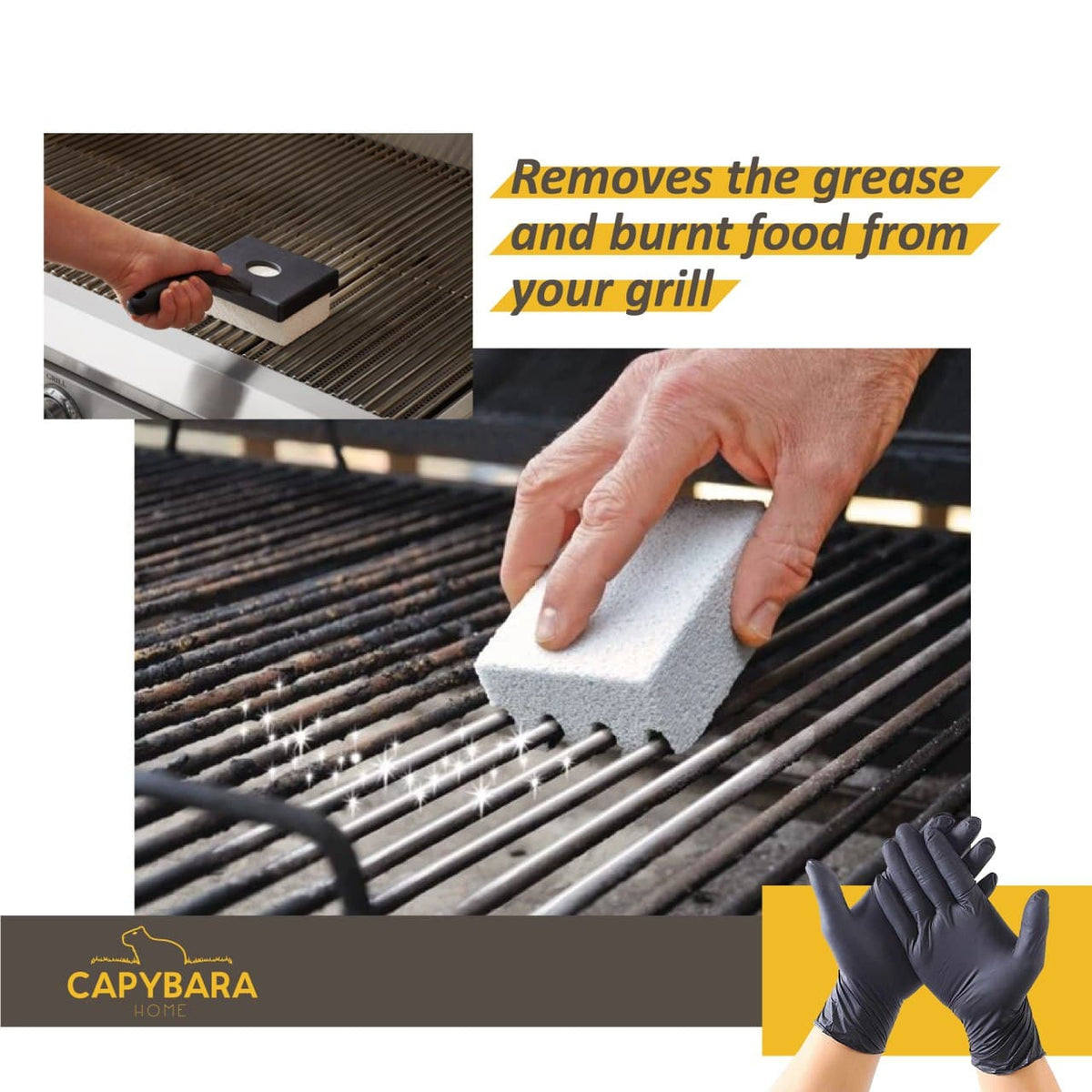 BBQ Cleaning Kit Grill and Griddle Cleaning Stones Creative